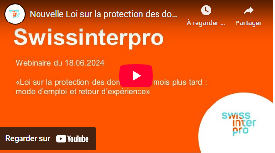 Webinaire – Loi sur la protection des données